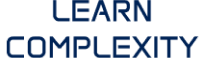 Learn Complexity text logo for algorithm complexity education platform